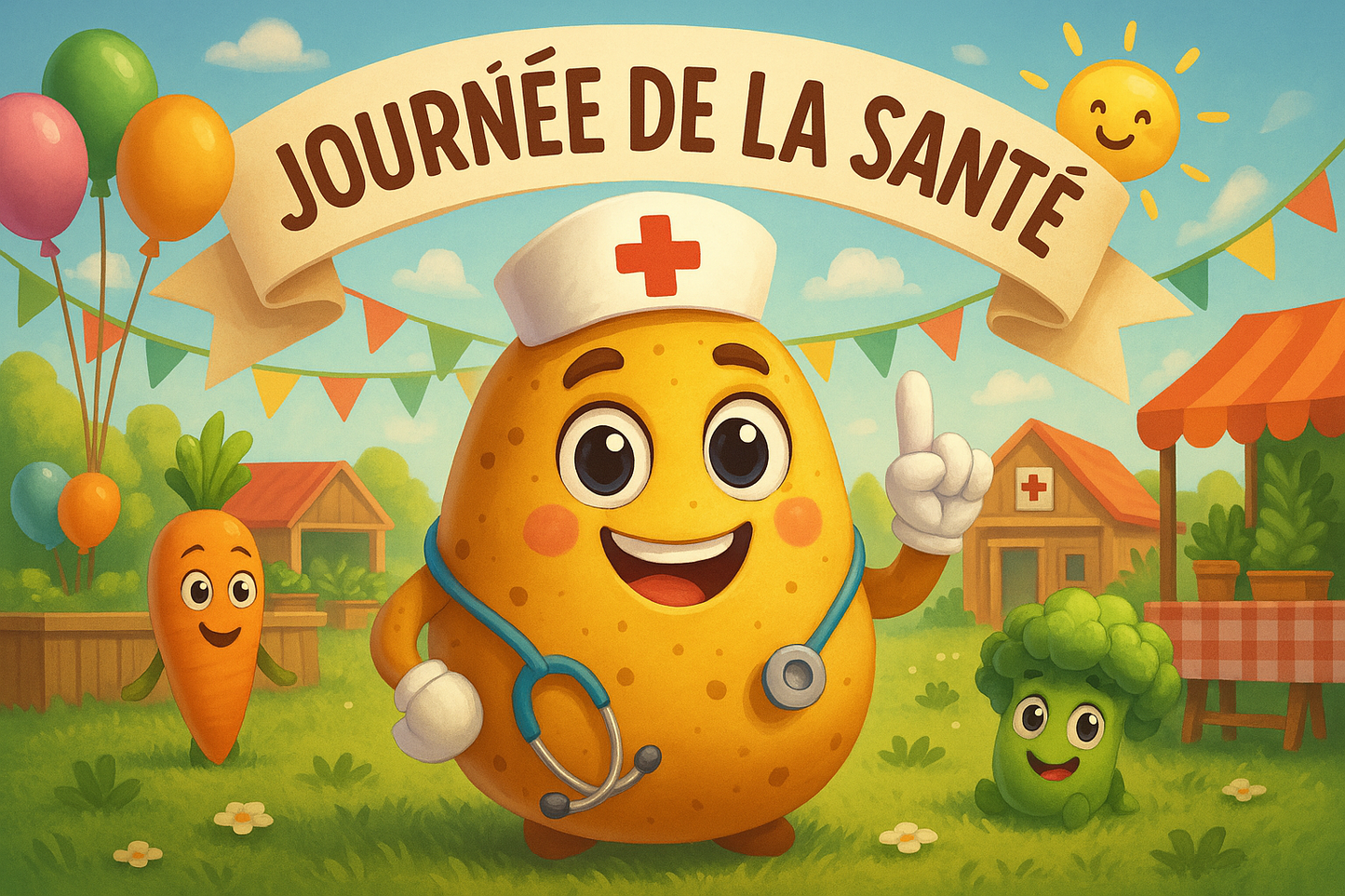 La patate infirmière, celle qui veille sur notre santé et notre bien être.