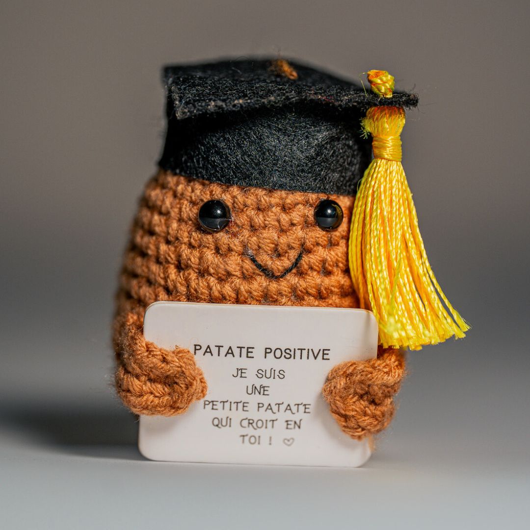 WUSANNA Patata Positiva Regalo di Buona Fortuna,Emotional Support Pickle con Carta Affermazioni Positive,Positive Potato Idea Regalo Donna Compleanno Ideale per Decorazione Casa WUSANNA Patata Positiva Regalo di Buona Fortuna,Emotional Support Pickle con Carta Affermazioni Positive,Positive Potato Idea Regalo Donna Compleanno Ideale per Decorazione Casa