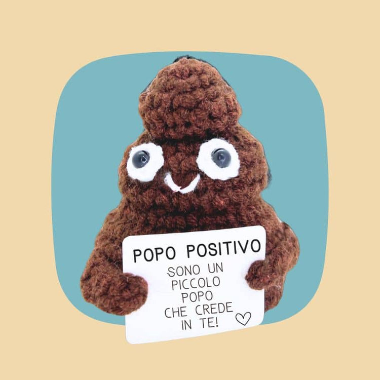 BOXOB Patata Positiva Uncinetto, 12,5 cm Divertente Bambola Giocattolo